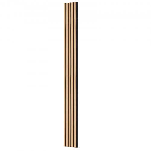 Akustik vægpaneler, 240x20x2,1 cm, lys eg, MDF