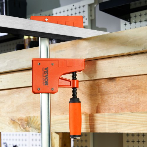 Bar Clamp Sæt, 2-pak Parallel F-klemme, 127x15x5 cm, Orange, Plast og Kulstofstål