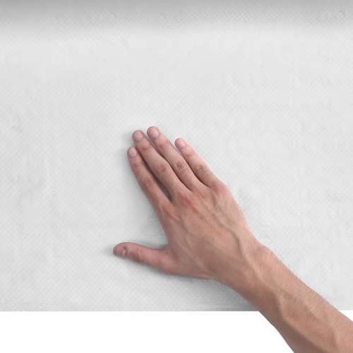 Husfolie 2740x45720 mm Hvid, dampspærre plastfolie