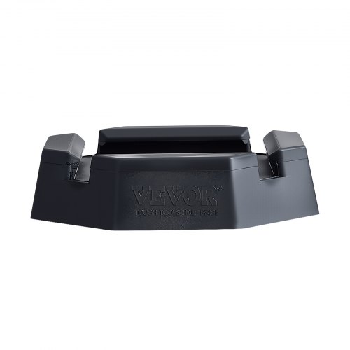 RV nivelleringspuder, 20,3x20,3x4,9 cm, gummi, skridsikker overflade