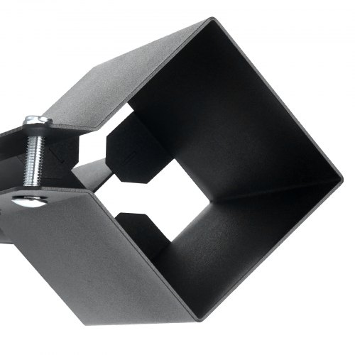 Hegnspostanker, 113x113x610 mm, Sort, Metal