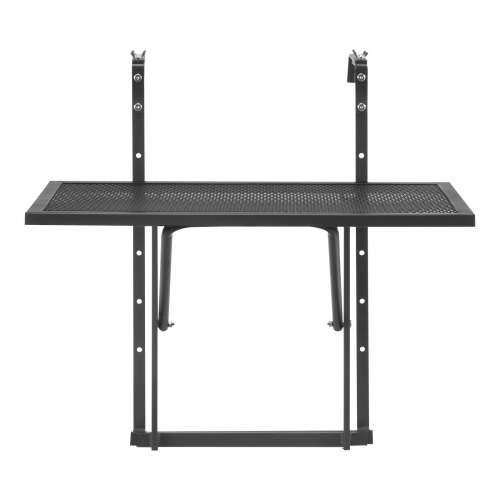 Balkonghängande bord, 61x53x59 cm, Metall, Fällbart, Justerbart