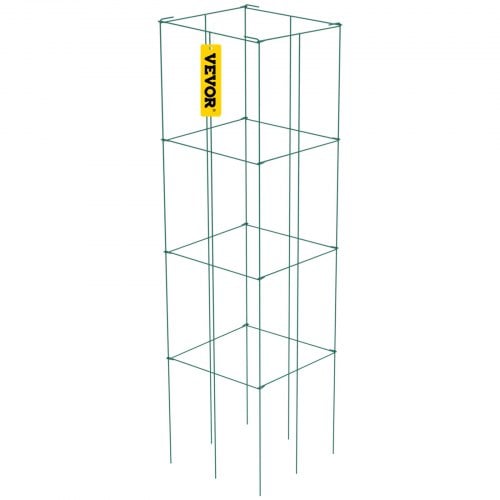 Plantebur, 30x30x117 cm, Grøn, Stål
