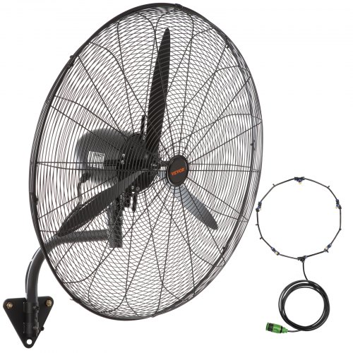 Mistventilator, 74,9 cm vandtæt industriel ventilator, metal, køling