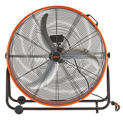 Industriel gulvventilator, 88x34x94 cm, justerbar, kraftig
