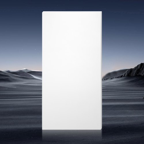 Plastplade, HDPE høj-densitets polyethylen, 61x122x1,3 cm, hvid