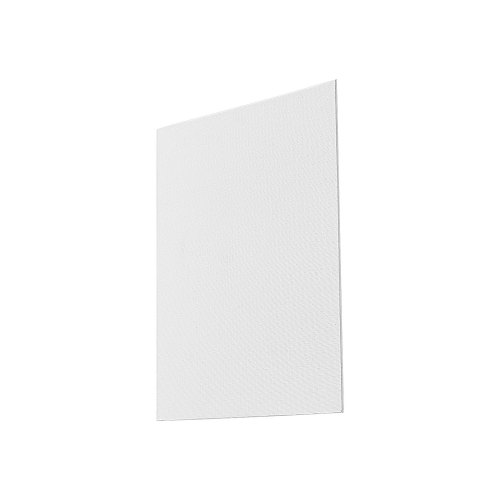Lærredsplader, 32 stk., 12,7x17,8 cm, 20,3x25,4 cm, 22,9x30,5 cm, 28x35,5 cm, hvid, maling