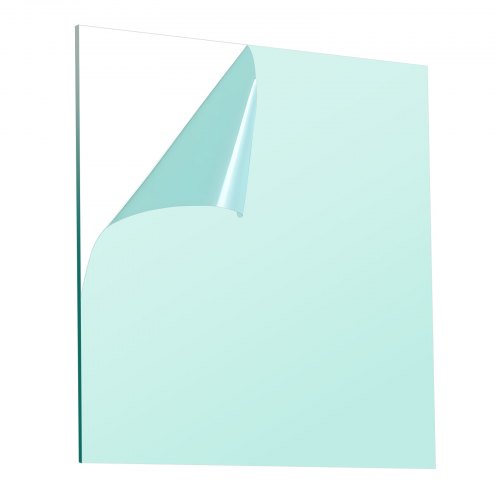 Svejsehjelm ydre dæksglas, 121x118x0,9 mm, Transparent, PP materiale