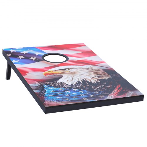 Cornhole-sæt, 92x60x24,1 cm, MDF-træ, transportabelt spil