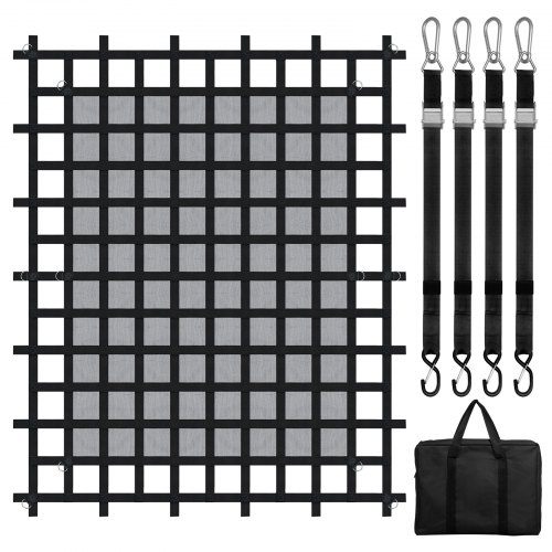 Lastnät, 244x206 cm, Extra kraftig, Polyester, För lastbilförvaring