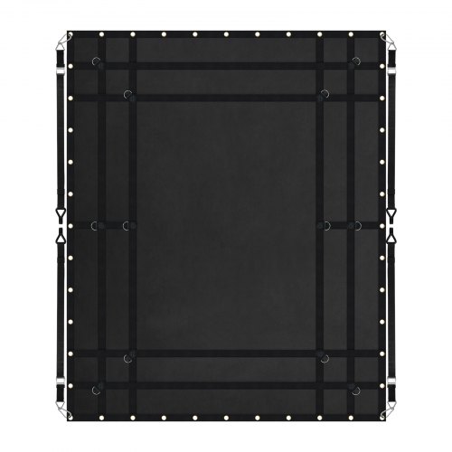 Lastnet, 244x206 cm, Sort, Kraftig Lastbilopbevaring