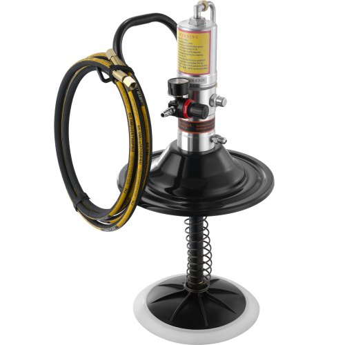 Fedt pumpe, luftdrevet 50:1 med 396 cm slange, 69x32x32 cm, aluminium
