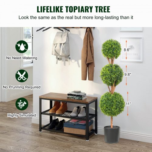 Tekokasvipuu, 122 cm, Vihreä, PE-materiaali