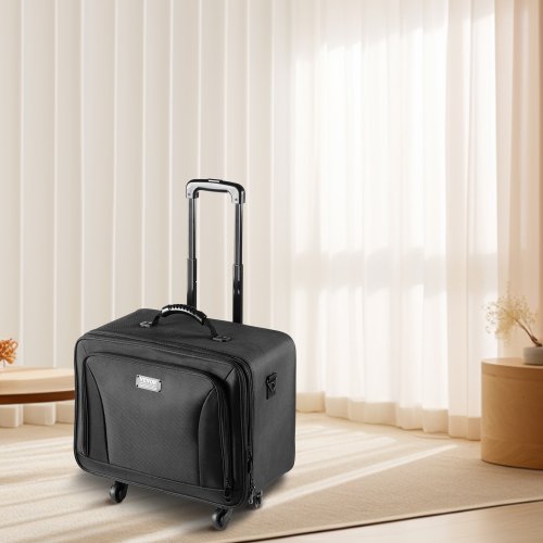 Makeup-taske, 48x26x38 cm, Sort, Vandtæt Oxford-opbevaring