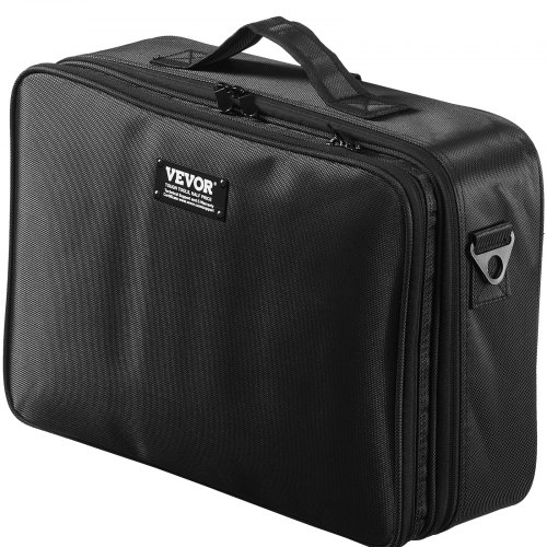Makeup-taske, 46x30x12,5 cm, Sort, Oxford-stof