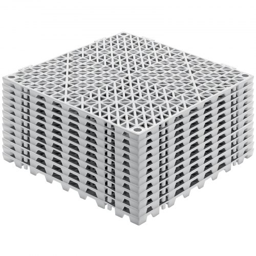 Lattian viemärimatto, 30,5x30,5 cm, harmaa, PVC