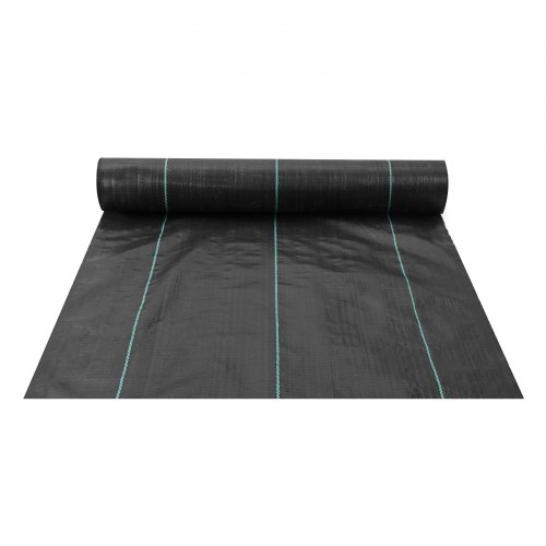 Ogräsduk, 3,96x32,92 m, Svart, Polypropen