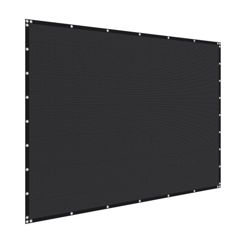 Solskyddsduk, 244x366 cm, Svart, HDPE-material