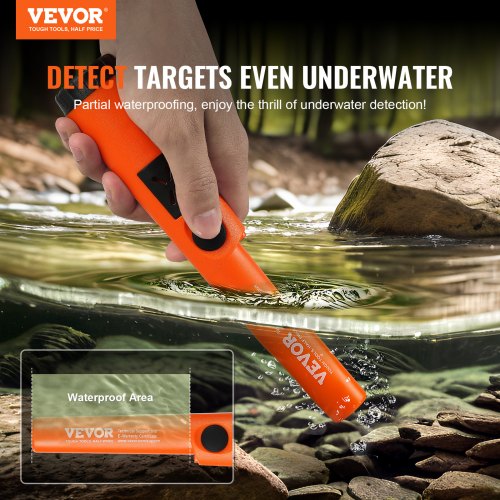 Metal Detector Pinpointer, 230x45x42 mm, Vandtæt, Håndholdt Stav