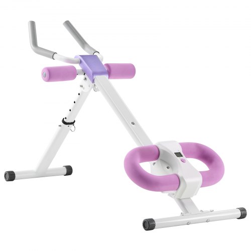 Ab træningsmaskine, 128x51x19 cm, sammenklappeligt justerbart fitnessudstyr