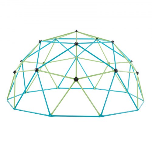 Klätterkupol, Geometrisk klätterställning med tallriksgunga, 305x305x152,5 cm, Utomhuslekplats