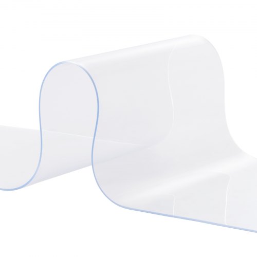Strimmelgardin, PVC-dørgardin, 2499,4x30,5 cm, Klar, Plast
