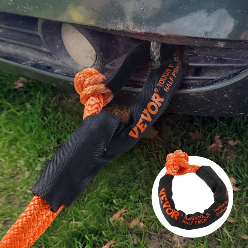 Recovery Rope, Blød Sjækel Syntetisk, 1,3x56 cm, Orange