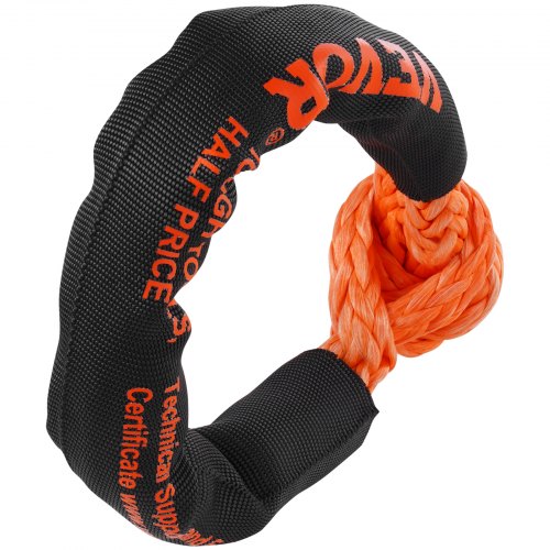 Recovery Rope, Blød Sjækel Syntetisk, 1,3x56 cm, Orange