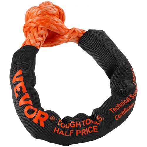 Recovery Rope, Blød Sjækel Syntetisk, 1,3x56 cm, Orange