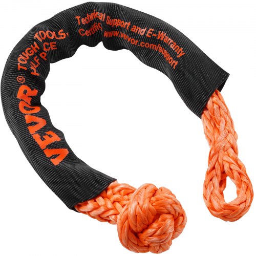 Recovery Rope, Blød Sjækel Syntetisk, 1,3x56 cm, Orange