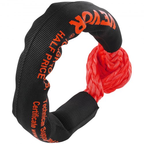 Recovery Rope, Blød Sjækel Syntetisk, 1.3x56 cm, Rød