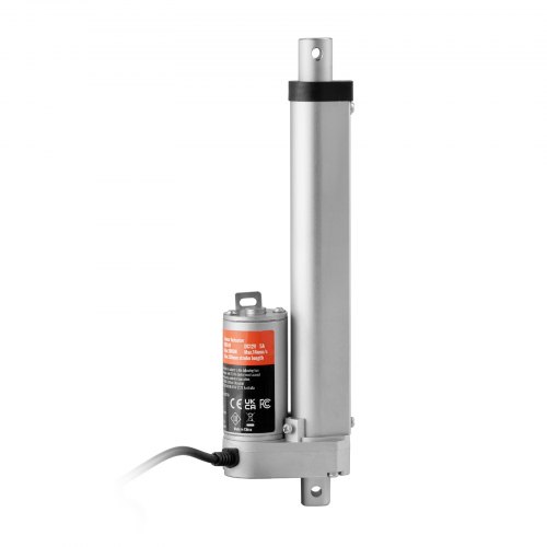 Lineær aktuator 12V, 15,2x0,5 cm, høj belastning, IP54, aluminium