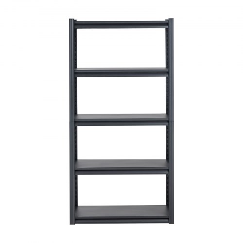 Opbevaringsreol, 40,6x81,3x160 cm, Sort, Metal