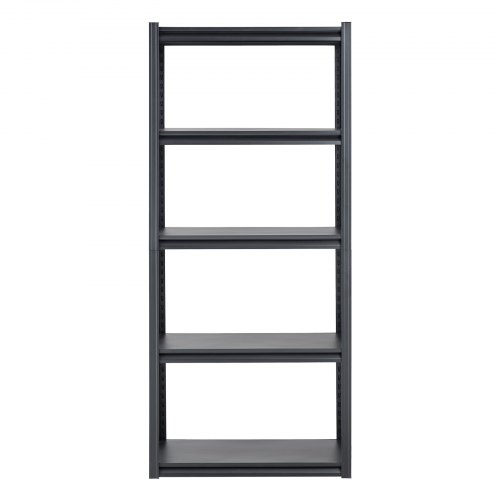 Opbevaringsreol, 45,7x81,3x182,9 cm, Sort, Metal