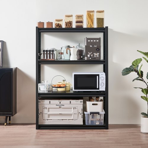 Opbevaringsreol, 50,8x101,6x144,8 cm, Sort, Justerbar Metal