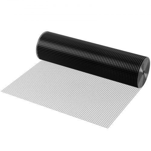Hardware Cloth, 91x1524 cm, Sort, Galvaniseret Metaltrådsnet