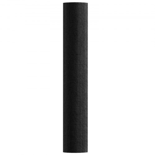 Trådnetrulle, 152x1524 cm, Sort, Galvaniseret vinylbelagt kraftig