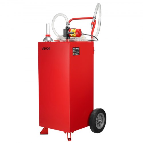 Brændstofvogn, 600x560x1120 mm, 30 gallon, elektrisk pumpe, bærbar opbevaring, kulstofstål