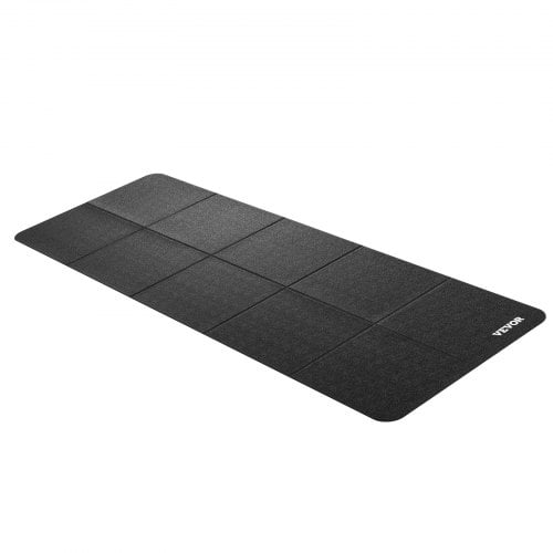 Träningsmatta, 61x173 cm, Svart, Högdensitets-PVC