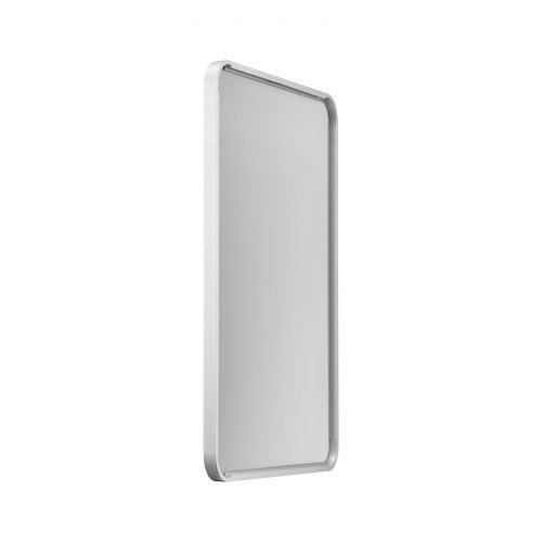 Väggmonterad sminkspegel, 55,9x76,2x2,5 cm, aluminium, reptålig