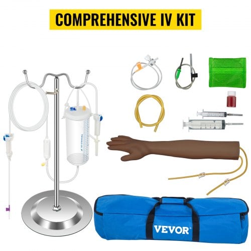 Intravenøs øvearm sæt, 55 cm, mørk, PVC materiale, til undervisningsbrug
