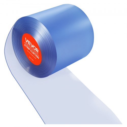 PVC-stripgardin, 30,8x0,305 m, Klar, Plastdørstrimmelrulle