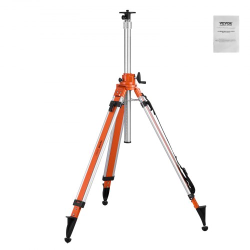 Trepodstativ, 200x145x1270 mm, Orange, Aluminium, Justerbar