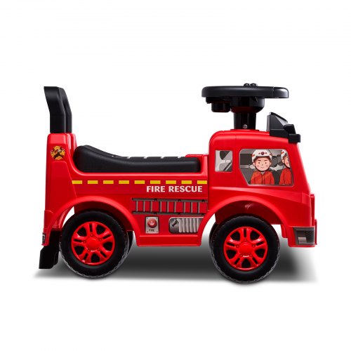 Potkittava leluauto Ride Racer, 52.5x22.5x37 cm, punainen