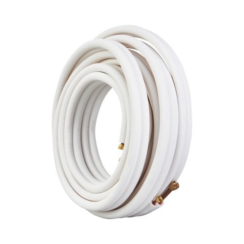 Mini Split Rørsæt, 15240 mm, 9.5x15.9 mm, Kobber, Isoleret