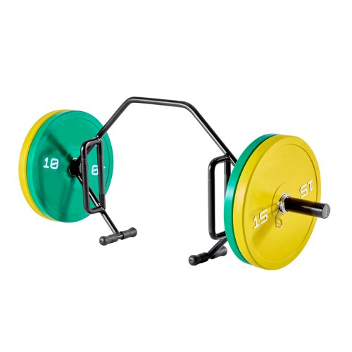 Trap Bar, Åben Hex Vægtstang 143x20x57 cm, Sort, Stål
