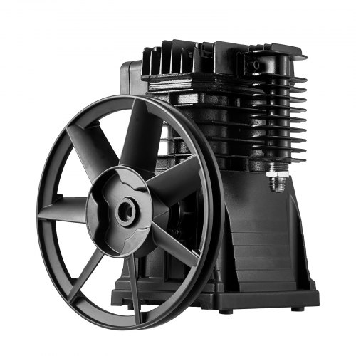 Luftkompressor pumpehoved, 300x265x335 mm, aluminium