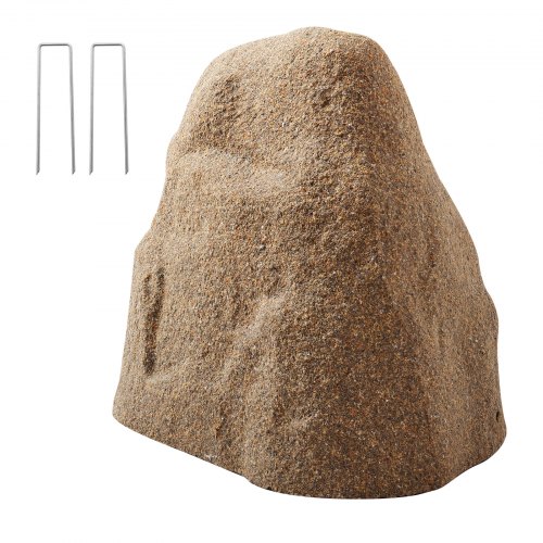 Kunstig stenovertræk, 22,5x29x28,5 cm, brun, haveanlæg