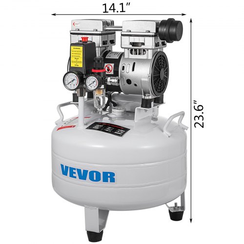 Ilmakompressori 30L 850W öljytön hiljainen