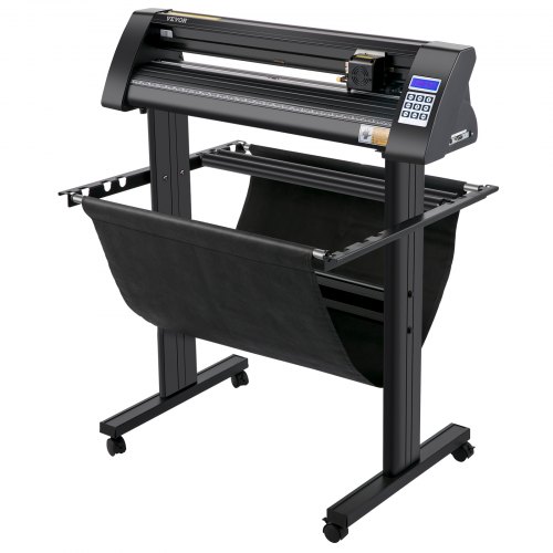 Vinylskærer, 870 mm skærebredde, LED-display, 105x64x103 cm, aluminium